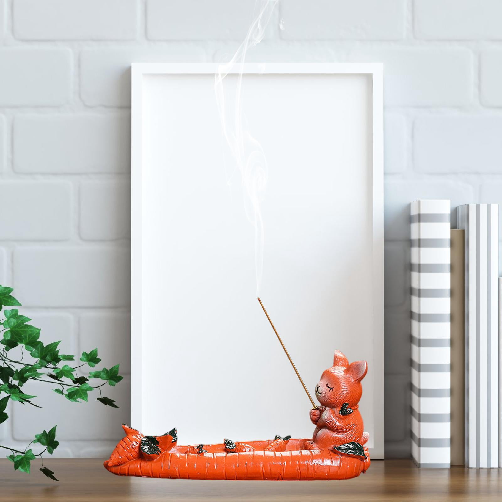 Incense Burner Incense Stick Holder Waterfall Stand Resin Material for Home Meditation Yoga Room