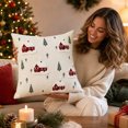 thumbnail image 7 of Aonerit 20 X 12 Inch Christmas Embroidered Pillow Cover, Hidden Zipper Cushion Case, Winter Sofa Couch Decor, Holiday Throw Pillow Sham, Home Seasonal Accent, 7 of 7