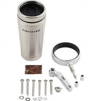 Kuryakyn 1463 Drink Holder with Mug for Cluth & Brake, Chrome