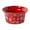 Red Bowl, variant on yotijay 1PC Christmas Dinnerware Ceramic Creative Embossed Decoration Christmas Gift for Red Bowl