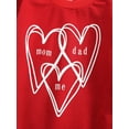 thumbnail image 6 of Bagilaanoe Newborn Baby Girl Boy Valentine's Day Rompers Letters Heart Print Long Sleeve Bodysuits 6M 12M 18M 24M Infant Casual One Piece Short Jumpsuit, 6 of 9