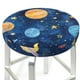 thumbnail image 3 of Disketp Planets And Stars1 Funda Redonda para Taburete, Funda de Cojín para Silla de Bar Suave y Elástica-14 inch, 3 of 7