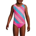 thumbnail image 3 of Lands' End Girls Chlorine Resistant Racer Back Tankini Swim Top, 3 of 3