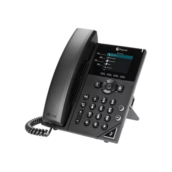 Poly VVX 250 Business IP Phone - OBi Edition - VoIP phone - 3-way call capability - SIP, RTCP, RTP, SRTP, SDP - 4 lines