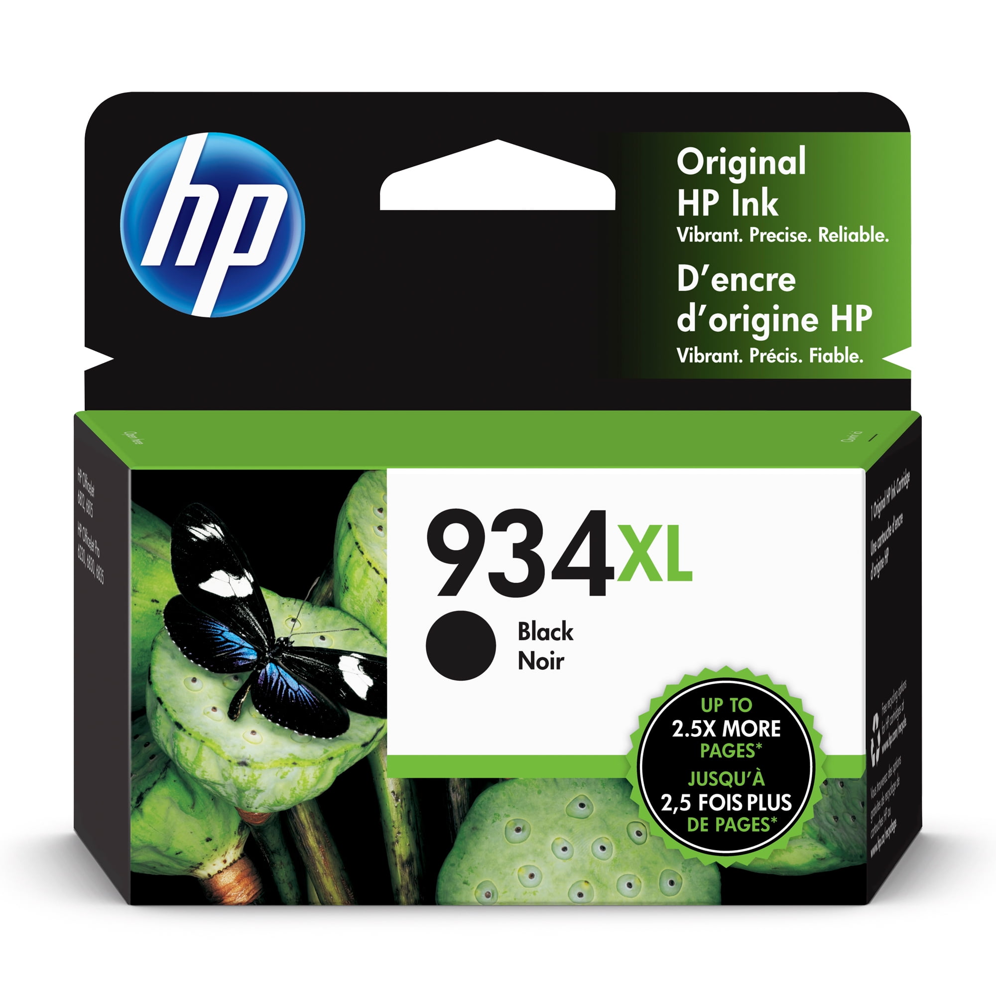HP 934XL High Yield Black Original Ink Cartridge, ~1,000 pages, C2P23AN#140