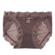 thumbnail image 1 of Gibobby Pantaletas mujer Bragas de malla ahuecadas de encaje sexy para mujer Calzoncillos de niña con inferior de algodón de cintura media(Café,M), 1 of 3