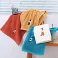 thumbnail image 6 of 1/2/4Pcs Bathroom Embroidered Cotton Guest Towel Quick Drying Hand Face Towels, 13"x29", 6 of 8