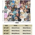 thumbnail image 3 of Dylan O'Brien Flannel Soft and Warm Throw Blanket Xmas Birthday Gift 80x60 inch, 3 of 5