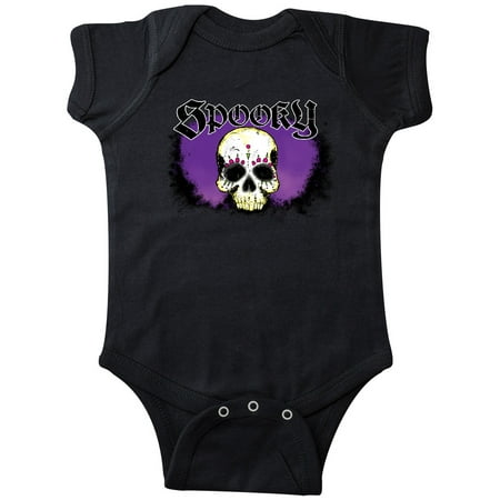 

Inktastic Halloween Spooky Day of the Dead Skull in Purple Gift Baby Boy or Baby Girl Bodysuit