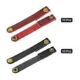 thumbnail image 3 of Cuero Cable Correas Cable Lazos Cordón Organizador, Portátil Cable Gestión para USB Cables, Auriculares Cable Negro/Vino Rojo Paquete de 20, 3 of 6