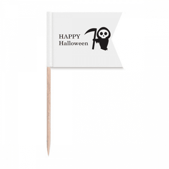 happy fear halloween toothpick flags labeling marking for party cake food cheeseplate
