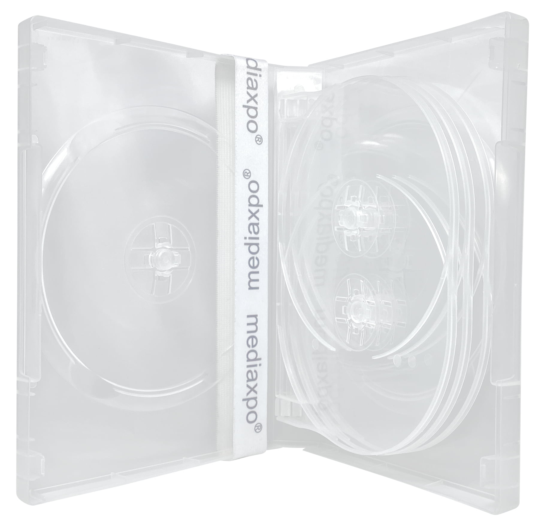 CheckOutStore 10 Clear 8 Disc DVD Cases