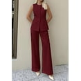 thumbnail image 4 of PRETTYGARDEN Women's 2 Piece Sets Summer Work Clothes Sleeveless Blazer Vest Pants Suits Spring Business Casual Outfits, 4 of 7