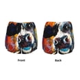 thumbnail image 5 of Picia Cow Pattern Women's 2 in 1 Athletic Running Shorts High Waisted Workout Casual Gym Sweat Shorts with Comfy Liner Zipper Pockets-, 5 of 9