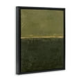 thumbnail image 3 of Stupell Industries Green Hued Rustic Abstract Abstract Painting Black Floater Framed Canvas Art Print Wall Art, 17 x 21, 3 of 9