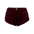 thumbnail image 6 of Ashirexll Plus Size Underwear for Women, Ladies Underwear Panties, Fashion Solid Color Low Waist Split Rose Mini Shorts Leggings, 6 of 6