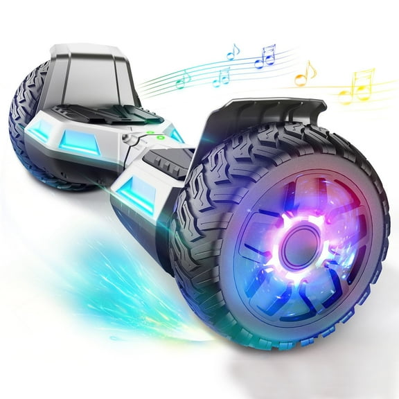 TST Hoverboard, 8.5" Tire, 500W Powerful Motor Hover Board with LED Lights, 8.5" All Terrain Self Balancing Electric Scooter for Teen