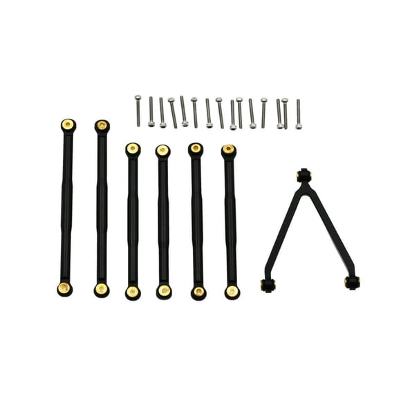GUYUTING Upgrade for Axial SCX24 with 7-Piece Aluminum Link Set, Ideal for Off-Road Racing & Bashing