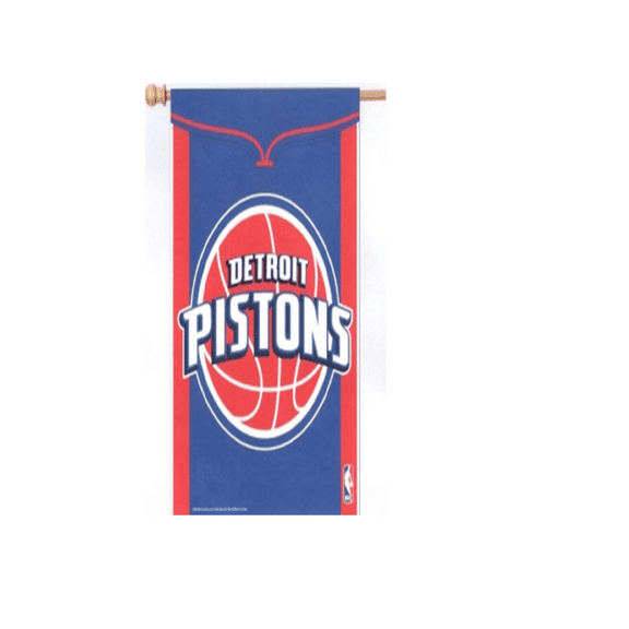 WINCRAFT NBA DETROIT - PISTON Heavy Duty Home Banner Flag 27"x37"