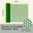 thumbnail image 3 of Green Plastic Wire Mesh Fencing, 15.7" plastic mesh, 3 of 5