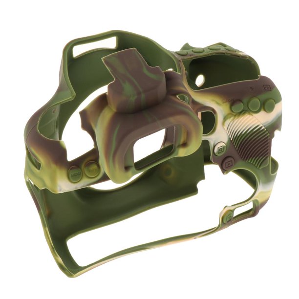 Bolsa Protectora de Silicona a Prueba de Golpes Aparatos para 80D Camuflaje Sunnimix carcasa de silicona de la cámara