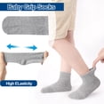 thumbnail image 4 of Baby Toddler Socks with Grip- 9 Pairs Anti-Skid Infant Socks for Crawling Walking Playing Non Slip Kids Boys Socks(01 Black+white+grey,1-3T), 4 of 6