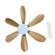 thumbnail image 4 of Ventilador de techo con luz, regulable, con base de rosca E27, ideal para y habitaciones pequeñas., 4 of 8