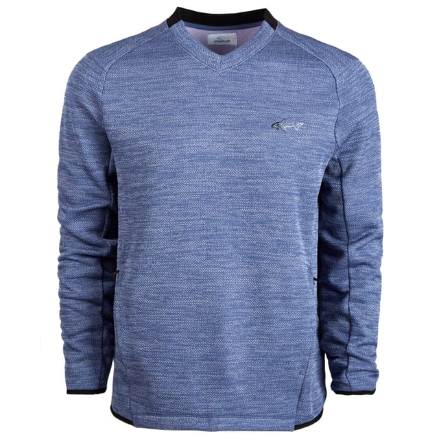 Greg Norman Chandail en Molleton Léger Extensible pour Hommes, Bleu, Petit