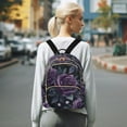 thumbnail image 7 of FORMRS Mini Backpack Purse for Women Travel Daypack Casual Shoulder Bag, Roses and Pearls, 7 of 7