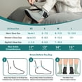 thumbnail image 4 of BraceAbility Plantar Fasciitis Night Splint Sock for Foot Pain Relief, Adjustable Dorsiflexion, Black, Medium, 4 of 11