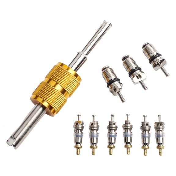 A Set For R134A Car A/C Air Conditioning Valve Cores Remover Installer Tool
