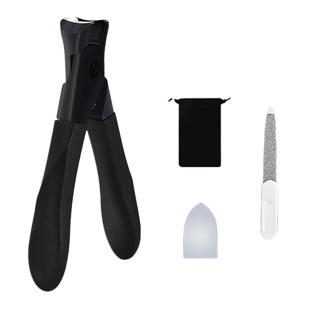 Juego de cortauñas redondos de gran apertura Diseño ergonómico Corte de precisión Kit completo de manicura Ideal para todo tipo de uñas