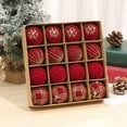 thumbnail image 4 of Velvet Christmas Balls Ornaments 16Pcs 2.4inch Flocked Plastic Velvet OrnamentsShatterproof Decorative Ball for Xmas Tree Holiday Wedding Decoration(Red), 4 of 5