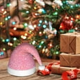 thumbnail image 6 of Naloa Sparkly Glitter Santa Hat for Kids Baby Christmas Hats,Girls Boys Toddler Plush Xmas Holiday Hat,Luxury Santa Claus Hat, 6 of 6