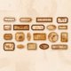 thumbnail image 5 of 40Pcs Scrapbook Stickers DIY Easy to Remove Decorative Stickers for Journals Planners Calendars Coconut Latte Style, 5 of 10