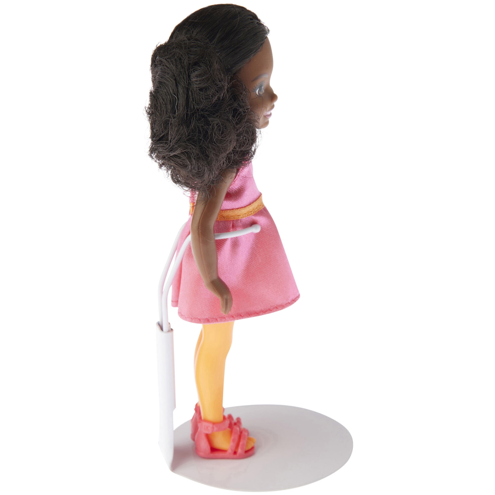 Plymor DSP-25W White Adjustable Action Figure Stand, fits 4.5, 5, and 5.5 inch Action Figures, Waist is 1" - 1.5" wide, 3" - 3.5" around, Pack of 12