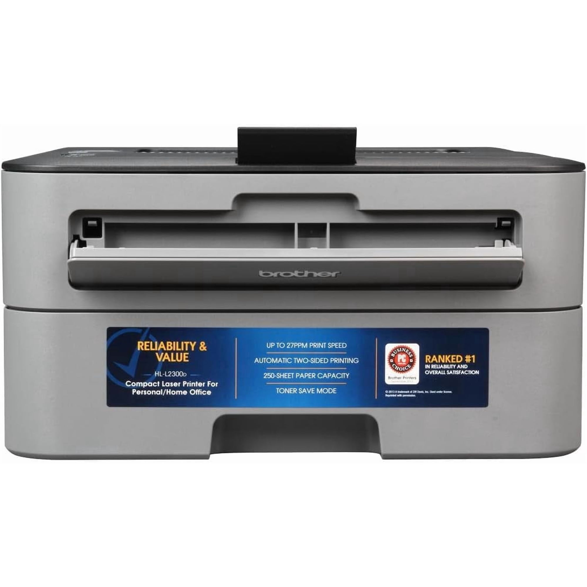 Brother HL-L2300D Monochrome Laser Printer Duplex Printing - 26 ppm Mono Print - USB 2.0 - 8.5" x 13" (Sold without manufacturer warranty)