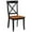 Black, variant on Homestyles Dining Chair in Black and Cottage Oak (Set of 2)