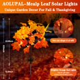 thumbnail image 4 of Luces solares de otoño Alupal, paquete de 2 unidades, 40 LED, impermeables para exteriores, 4 of 7