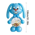 thumbnail image 2 of Blue Easter Basket Shaped Balloon Candy Storage Decor Hanging Egg Hunt Party Decoration For Spring Holiday Home, 2 of 6
