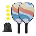 thumbnail image 2 of LOVIVER Pickleball Paddles Set of 2 and Bag Comfort Grip Rackets Racquets for Indoor and Orange, 2 of 8