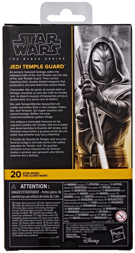 Hasbro Collectibles - Star Wars: The Clone Wars - Black Series - Jedi Temple Guard Action Figure