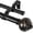 Black, variant on Bronze Double Curtain Rod 72 to 144 Inches (6-12ft), 1 Inch Telescoping Curtain Rods for Windows, Long Dual Curtain Rods with Marbled Finials