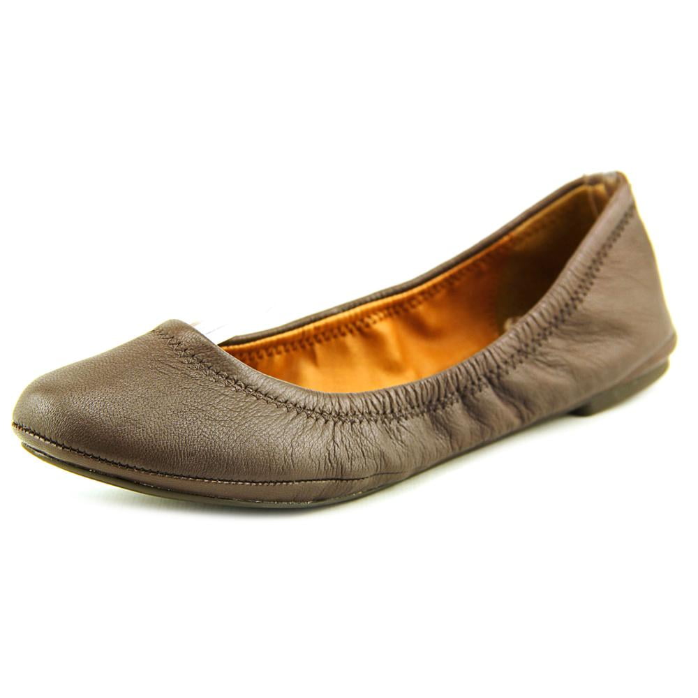 Lucky Brand Womens EMMIE Leather Closed Toe Ballet Flats