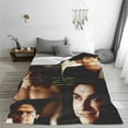 thumbnail image 6 of Ian Somerhalder The Vampire Diaries Flannel Blanket Ultra-Soft Micro Fleece Throw Blanket For Bed Sofa Couch Car Office Unisex Adult Fuzzy Bed Blanket Cozy Kids Throw Blanket 60"x50", 6 of 8
