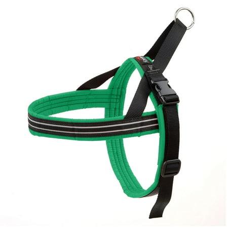 UPC: 0816642010426 | ComfortFlex American Made Fully Padded Non-Chafing Reflective Sport Harness for Active Dogs  Kelly Green  Small