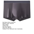 thumbnail image 6 of Yesbay Men Boxer Underwear with Inner Layer Widen Waistband Breathable Shorts Panties Daily Home Sports Wear, 6 of 8