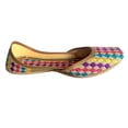 thumbnail image 5 of Women's Phulkari Punjabi Jutti Khussa Shoes Ethnic Shoes Rajasthani Mojari US 10 / EURO 42, 5 of 5