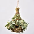 thumbnail image 1 of Pet Hanging BirdsOutdoor Hand-weaved Decorative Bird House Bird Cage Shelter For Garden Decoration, 1 of 9