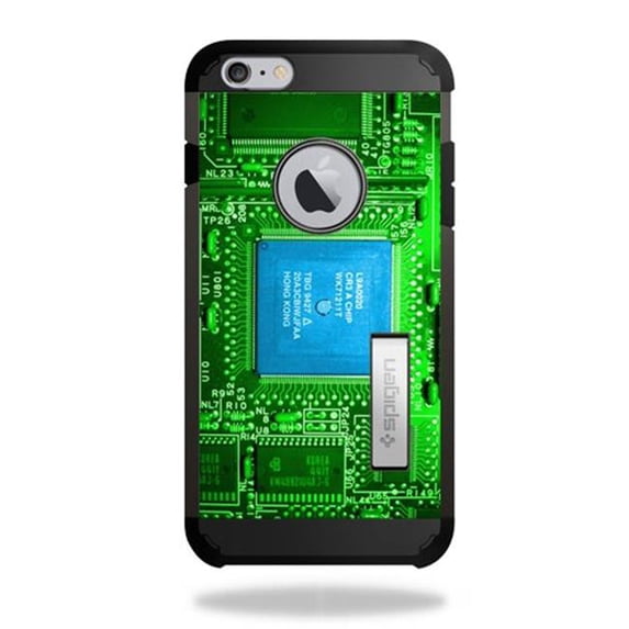 MightySkins SPTAI6PLKI-Circuit Board Skin for Spigen iPhone 6 Plus Tough Armor Kickstand Case Wrap Cover Sticker - Circuit Board